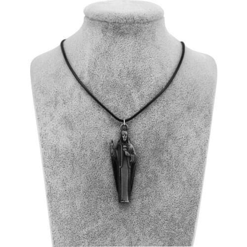 Brand New Jesus Choker Necklaces Pendants For Women Vintage Gold Chain God Cross Necklace Men Prayer Christian Jewelry Gifts