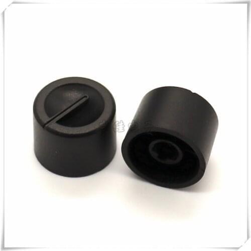 10 Pieces Plastic Half Shaft Knob Diameter 20mm Height 15mm Potentiometer Encoder 180 Degree Knob D-Shaped Inner Hole 6mm
