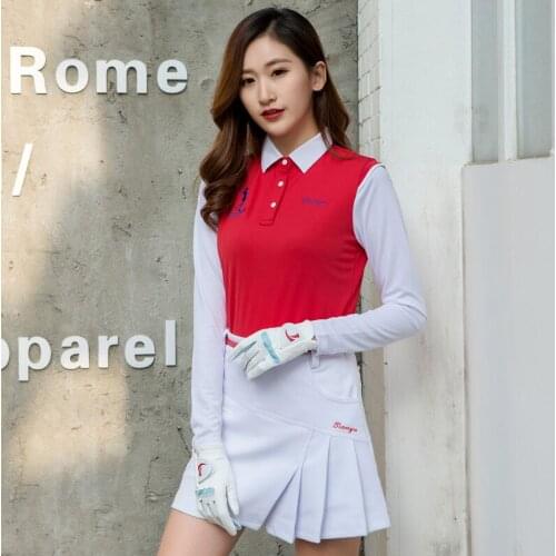 2020 Women Long Sleeve Training T Shirt Breathable Soft Tennis Tops Sports Patchwork Golf Apparel D0698