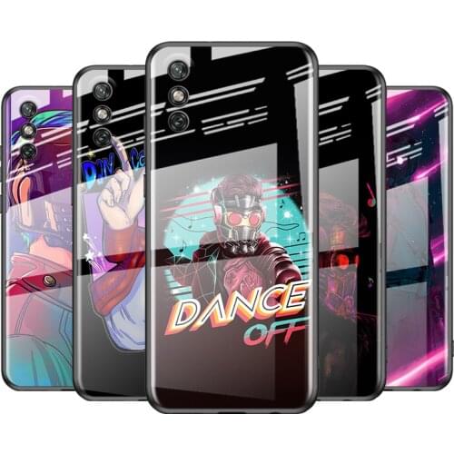 Tempered Glass Cover Fashion Marvel Star For Huawei Y6 Y7 Y9 Y5P Y6P Y8S Y8P Y9A P Smart Z 2019 2020 2021 Phone Case
