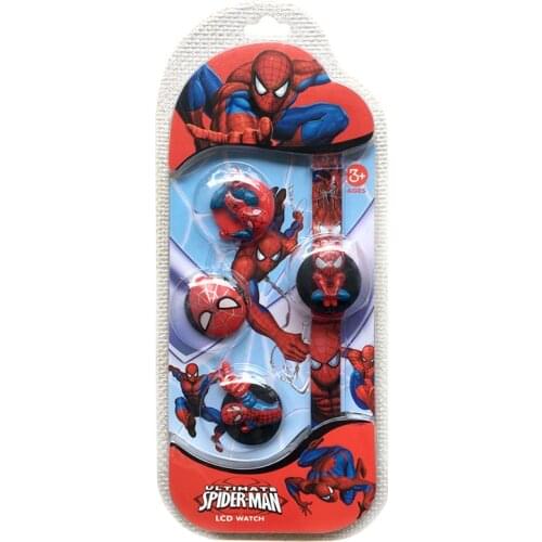 Disney Fold Childrens Electronic Watch Four Dolls Change Their Heads To Cover Cartoon Toy Childrens Watch Girl Watch