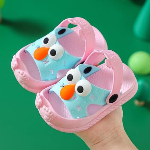 Childrenslippers boys and girls indoor anti-collision sandals baby summer cute cartoon slippers non-slip Cartoon eyes