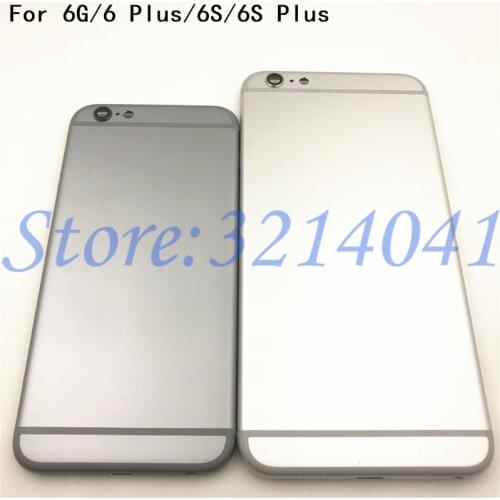For iPhone 6G 6S 6 Plus 6S Plus Metal Back Middle Frame Chassis Full Housing Assembly Battery Cover door (With CE Logo)