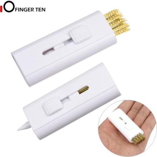 Dual Side Mini Retractable Golf Packet Brush Groove Cleaner Cleaning Tool Wire Bristle for Irons Shoes Balls