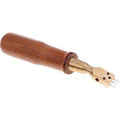 Durable 3 Needles Piano Hammer Wooden Piano Voice Tuning Tool Maintenance Tool Length 5.9inch