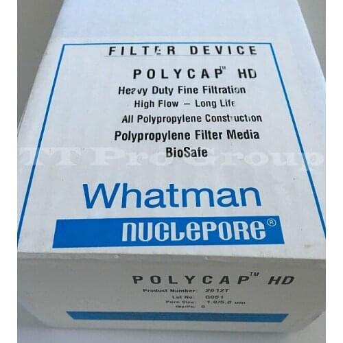 For WHATMAN High Load Capsule Filter Polycap HD 5 Packs Item No. 2612T