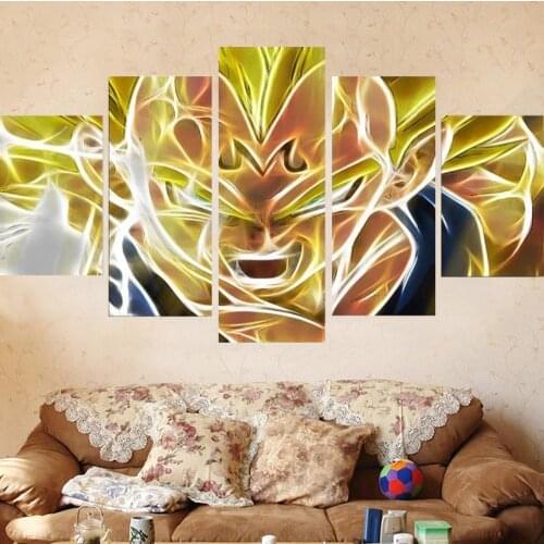 5 Piece Wall Art Canvas Anime Manga Japan Styie Poster Pictures And Posters Home Modern Bedroom Decoration Paintings