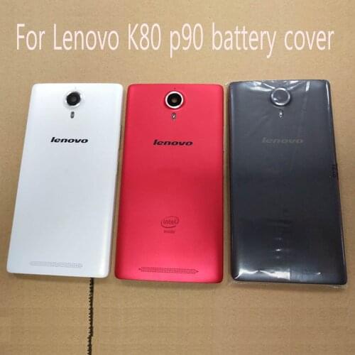Battery Door Back Cover Housing For Lenovo K80 p90 battery cover Power Volume Buttons Without NFC