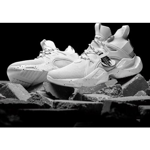 Summer Explosion Models Ultralight Sports Casual Tide Shoes Daddy Shoes Hollow Breathable Mens Shoes Thick Hard-Wearing Shoes