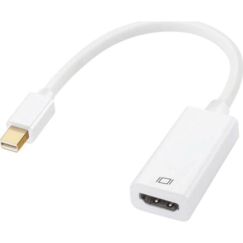Mini DP To HDMI-compatible Cable Adapter Portable HDMI Adapter Practical Mini DP To HDMI Cable Converter
