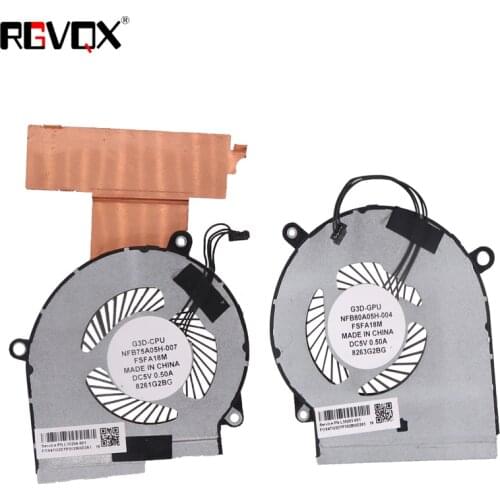 New Original Laptop/Notebook CPU Cooling Fan For HP Gaming NB WASD 4 5 pro IV Omen 15-DC TPN-Q211 L30203-001 L30204-001 G3D