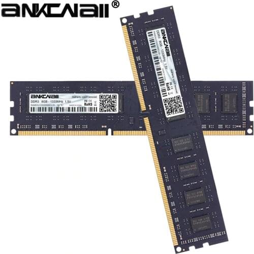 DDR3 RAM 16Gb (2pcs x 8GB) or 8GB(2pcs x4GB)1333MHz 1600MHz 1866MHZ PC3-10600/12800 For Intel Desktop Memory DIMM 1.5V 240Pin
