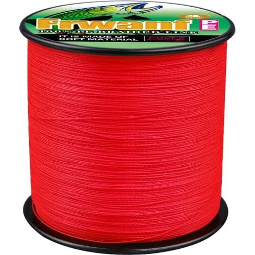 Frwanf 500M 1000M Brands new color never faded 4 Strand Braided fishing cord carp line 2-100LB 0.06mm 0.08mm 0.1 0.5mm 0.55mm