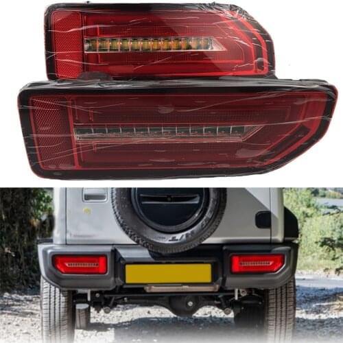 Fit for Suzuki JIMNY 2019 2020 Car Flashing LED Rear Lamp Parking Brake light Flow Turn Signal