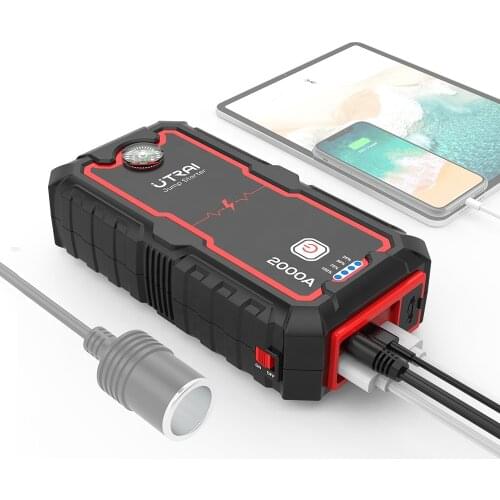 UTRAI Portable 22000mah Lithiumion Battery Car Booster Starting Device Power Bank Car Jump Starter Emergency Tool