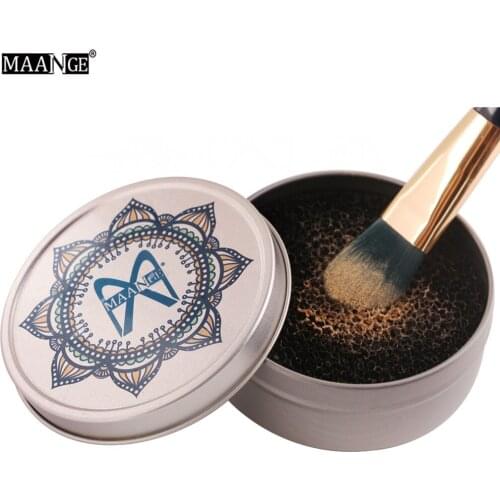 Quick Color off Makeup Brush Cleaner Sponge Power Remover 3 Second Color Off From Eye shadow Power Brush Quick Wash Brush Tool