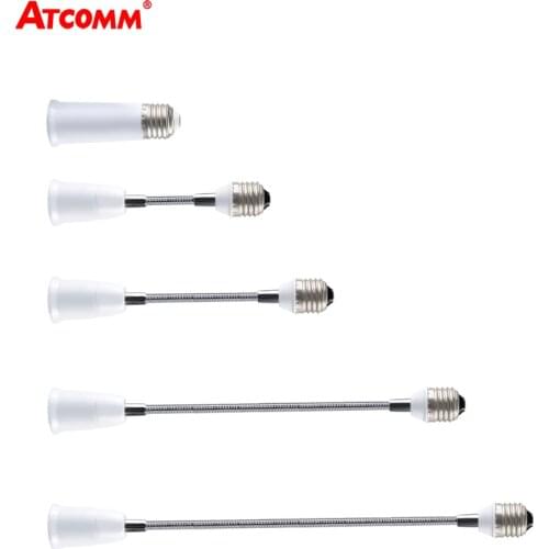 E27 LED Extensions Lamp Holder Extension Adapter EU US Plug LED Socket Ampoule E27 LED Light Base 6/9/15/20/30/35/60cm