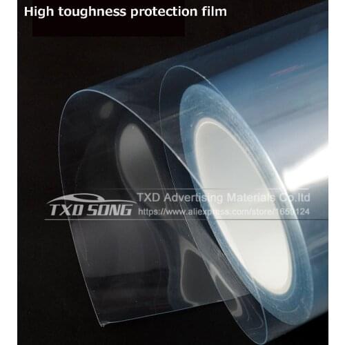 Whole Roll 10/20/30CM*30M/Roll Good Anti Scratch Rhino Skin Sticker Vinyl Clear Transparence Thickness Bike Protective Flim