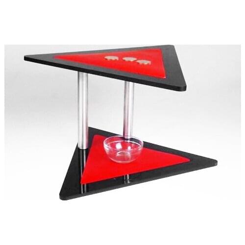 Deans Triangle by Dean Dill Coin Coins Through The Table Mentalism Illusion Magic Tricks Gimmick Magician Fun Coin Penetration