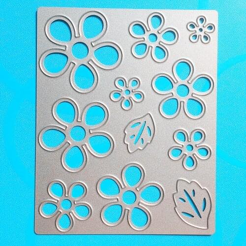 YLCD885 Flower Metal Cutting Dies For Scrapbooking Stencils DIY Album Cards Decoration Embossing Folder Die Cutter Tools Craft