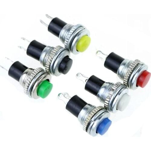 10pcs DS-316 button switch, self reset switch, mounting aperture 10mm