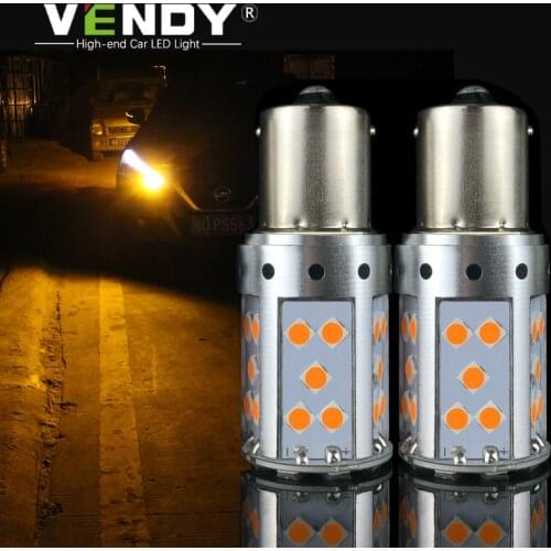 2x PY21W BAU15S P21W BA15S T20 WY21W W21W Car Canbus LED Turn Signal Light Bulb For lancer outlander asx pajero civic fit accord