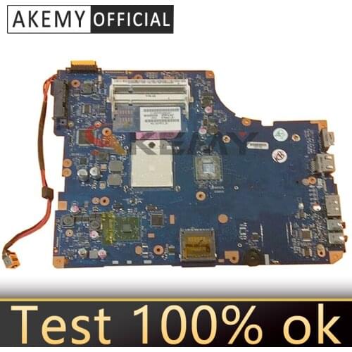 AKEMY MOTHERBOARD for Toshiba Satellite L555 L555D Laptop Main board K000085590 NSWAE LA-5332P DDR2 FREE CPU FULL TESTED