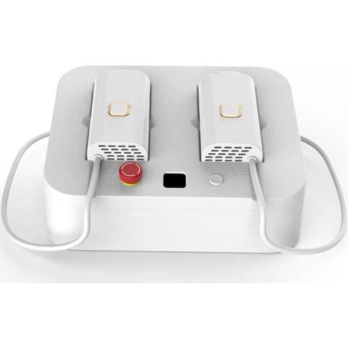 808nm Diode Laser Hair Removal machine with Double Heads 5000000 Shoots Permanent Laser Epilator & Skin Care Whitening divice
