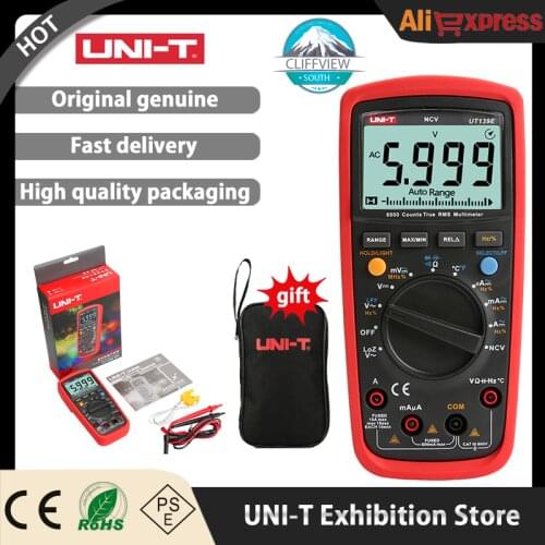 UT139E True RMS Digital Multimeter Temperature Probe LPF pass filter LoZ LoZ (low impedance input) function/Temperature test EB