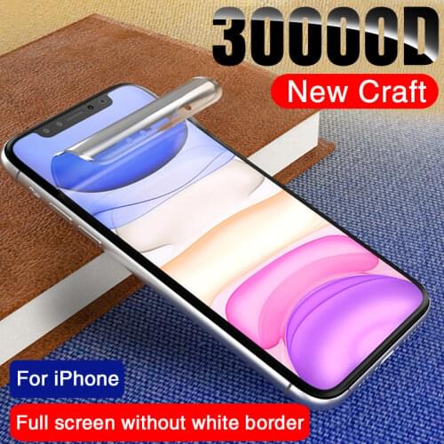 Hydrogel Film Screen Protector For iPhone 12 11 Pro X Xr XS Max Soft Protective Film For iPhone SE 6 7 8 Plus Screen protector