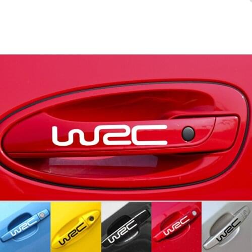 WRC creative car door handle decal car sticker for Jeep Grand Cherokee/Compass/Commander/Wrangler/Rubicon/SAHALA