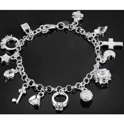 Серебряные браслеты Lelx China At AliExpress