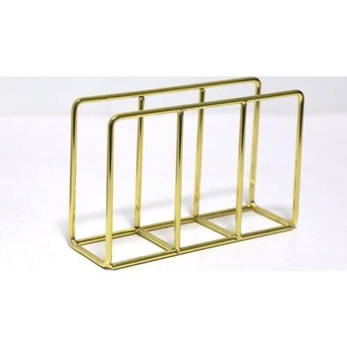 M5TF Napkin Holder Metal Freestanding Tissue Dispenser Tabletop Paper Organizer Stand for Kitchen Countertop Dining Table