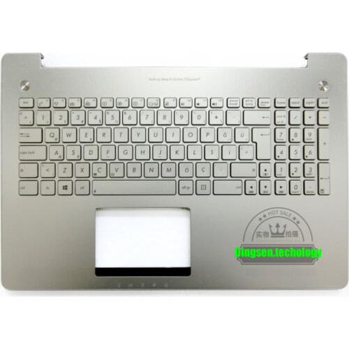 MEIRROW New/orig Palmrest topcase For ASUS N550 N550J N550JA N550JK N550JV EUR keyboard Upper cover C Shell Backlight