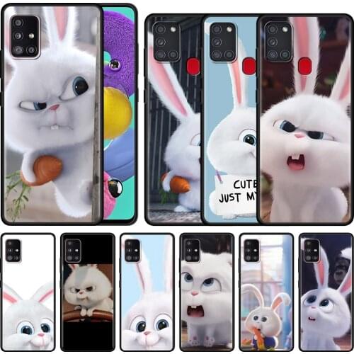 Cute Cartoon Rabbit For Samsung Galaxy A51 A71 A21s A12 A31 A41 M31 Soft Phone Case A32 M51 A52 M30s A02s A11 A72 A42 Cover Capa