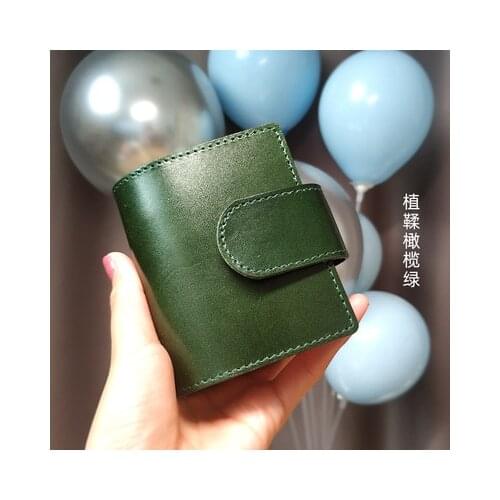 A8 Size First Layer Of Vegetable Tanned Leather A9 Mini Loose Leaf Leather Notepad Cute Pocket Hand Account Notebook