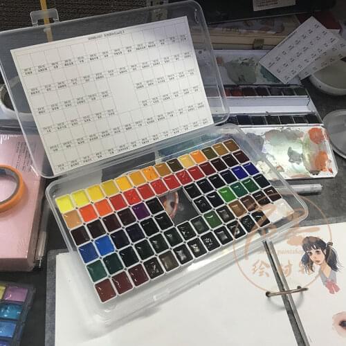 REMBRANDT Artist Watercolor Sub-packaged 24 / 48 /80 Colors Blue Red Green