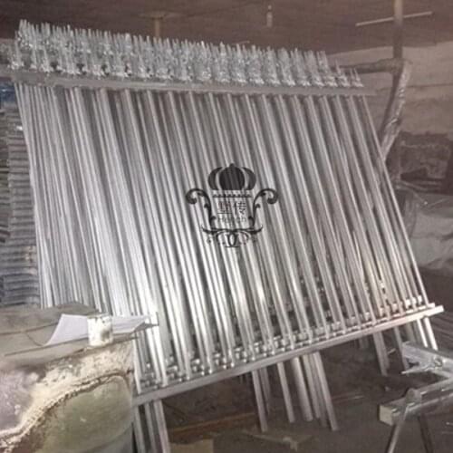 HENCH Garden Fence 8'x5' Black Mordern Style Ornamental Iron Wrought Hc-f5