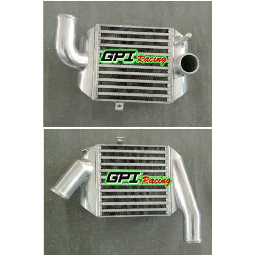 Intercooler 90mm Thick Pair Aluminum Intercooler FOR AUDI A4 B5 S4 RS4,A6 C5 2.7T BI-TURBO