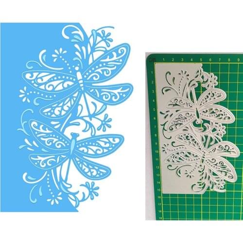Cutting Dies Dragonfly Lace DIY Mold Paper Metal Craft Dies for Card Making Cut Dies 2021 Embossing New Molds