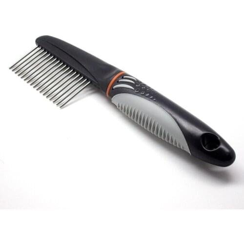 Professional Pet Dogs Cats Combs - Stainless Steel Long Coarse Tooth Hair Removal Brush for Animals Grooming Tools BW-XR062