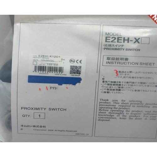 High quality Proximity switch E2EH-X12D1 E2EH-X12D1-T