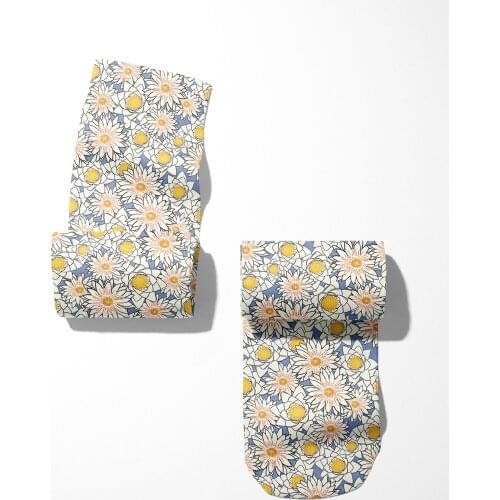 JK Woman Socks All Over Lolita Style Long Print Socks Knee High Socks Fashion Flower Cosplay Sexy Nylon Stockings