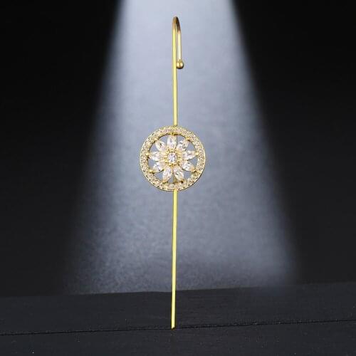 Bettyue Elegant Fashion Snow Flaske Appearance Earring For Women Modern Style Jewelry Party Personality Zirconia Ornament