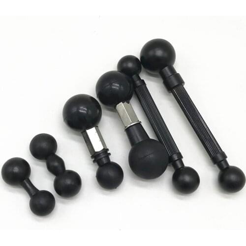 25mm to 15mm/17mm/25mm Composite Ball Adapter for Industry Standard Dual Ball Socket Mounting arms- Works Garmin GPS Brackets