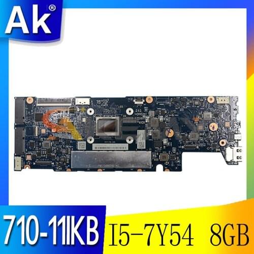 Akemy DYG21 NM-B011 For Lenovo YOGA 710-11IKB YOGA 710-11ISK Laptop Motherboard CPU I5 7Y54 8GB RAM 100% Test Work 5B20M38544
