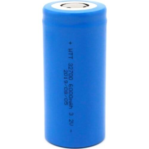 32700 Lifepo4 3.2V 6000mAh Rechargeable Battery Cell Large Capacity Long Cycle Life For LED Light Home Appliance DIY Battery