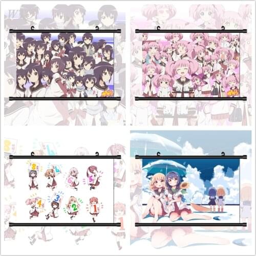 Yuru Yuri Akari Kyouko Yui Chinatsu HD Print Anime Posters Canvas Painting Wall Decor Posters Wall Art Picture Home Decoration