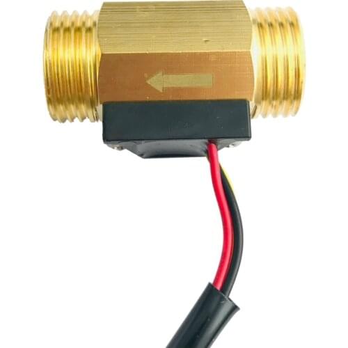 Low Consume Hall Water Flow Sensor USC-HS21TI BSP G1/2" Turbine Meter 1-30L/min Turbine Flowmeter iSentrol Saier Sensor Dijiang