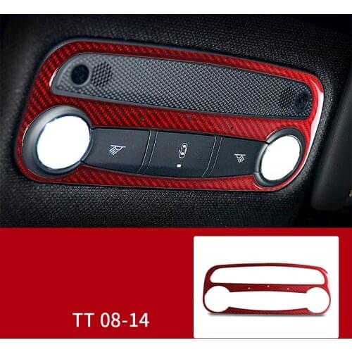 For Audi TT 8N 8J MK123 TTRS 2008~2014 Car Interior Reading light Dome light Panel Cover Case Sticker Decoration Accessories